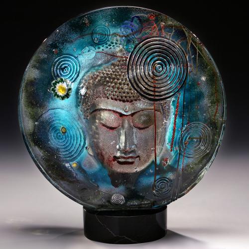 Buddha Disc - Silver   